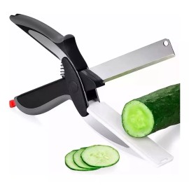 Molin Tijeras De Cocina Mágicas 2 En 1 Cuchillo Con Mini Tabla