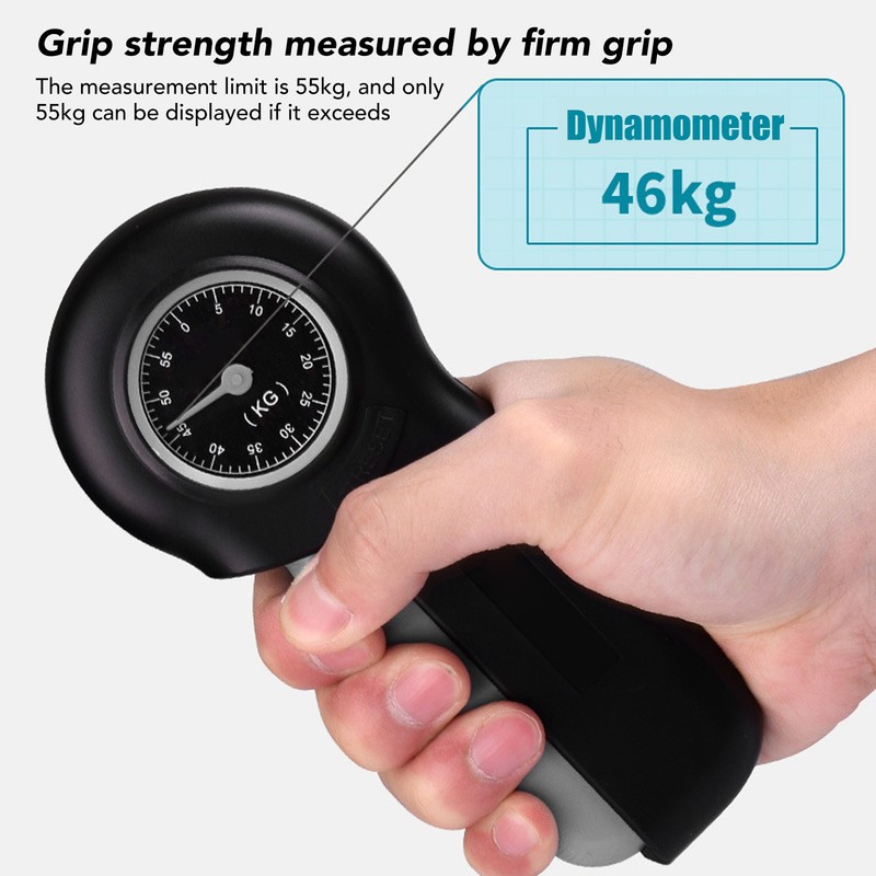 Hand Dynamometer Professional Ergonomic Grip Strength Measurement Meter for Hand