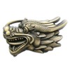 Chinese Dragon II Belt Buckle for Interchangeable Belt Buckle, bronze