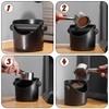 Coffee Grounds Knock Container, 10 x 10 x 11 cm