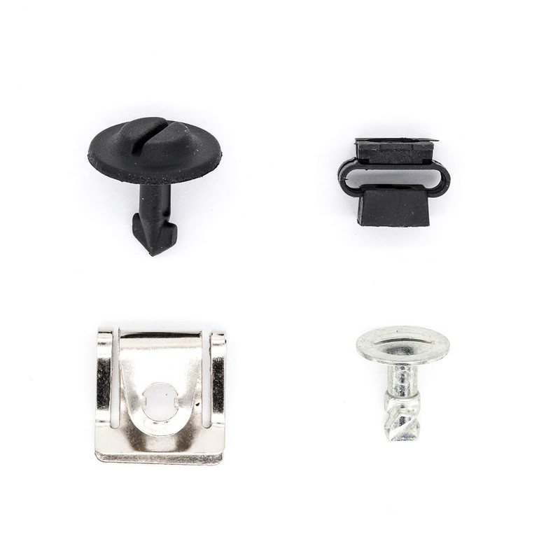 Screws/Clips Underbody Underrun Protection Screw Mounting Clip Black