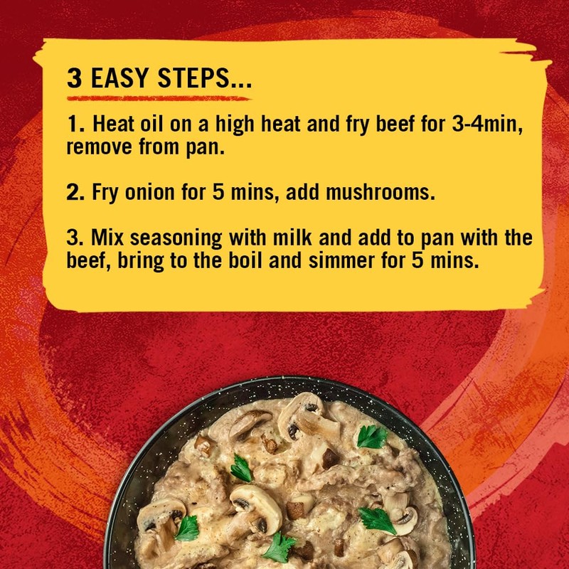 Schwartz Beef Stroganoff, 35g