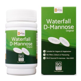 Waterfall D-Mannose 1000mg Tablets - Value Pack 90 Tablets