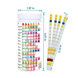 Unbranded 50/100 Strips 16 In 1 Drinking Water Test Kit Water Test Strips for Hardness PH - 50pcs