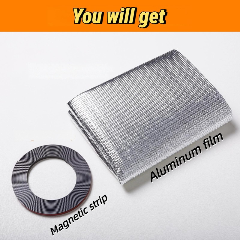 Magnetic Window Insulation Kit Suitable for Summer and Winter, Heat