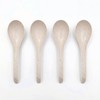 25Pcs Disposable Solid Serving Spoons, 8 Inch Sturdy Food-Grade Serving