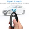 Compatible with Nissan Key Fob Cover with Leather Keychain Soft