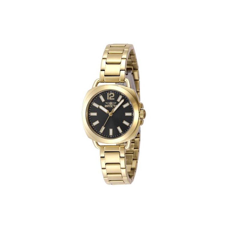 Invicta Wildflower Lady 32mm Stainless Steel Gold Charcoal dial PC21