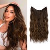 RPAEOY Hair Extensions, Long Wavy 20 Inch (51 cm), Invisible