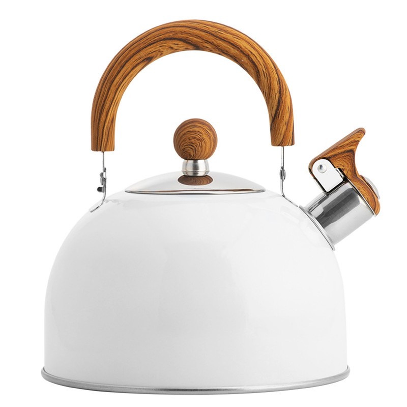 Whistle Kettle Stovetop Stainless Steel Foldable Handle Kitchen Supplies 2.5L