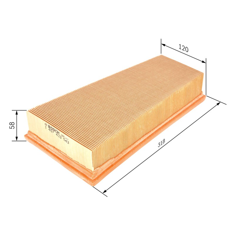 Bosch 1457433543 Air-Filter Insert
