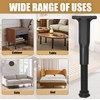 HARSKIYER 8 Pcs 8.3-15 Inch Adjustable Bed Frame Support Legs,