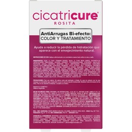 CICATRICURE - Maquillaje Líquido Tono Natural. Anti-arrugas bi-efecto: color y tratamiento, película de color que oculta líneas de expresión y unifica el tono de piel, presentación con 30ml