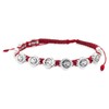 Catholic Adjustable Cord Bracelet with Woven Medals (Divine Mercy)