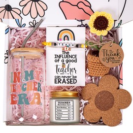 TZVMKPS Teacher Christmas Gifts, Best Teacher Appreciation Gifts for Women, Gift for Teacher,Thank You Teacher Gifts Basket, Preschool Daycare Back to School Teacher Gifts