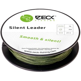 Zeck Silent Leader 20 m Braided Line Catfish Leader, Diameter / Load Capacity: 1.4 mm / 136 kg