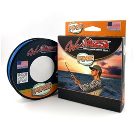 FINS Windtamer Braided Fishing Line - Versatile, Compact Braid for All Fisheries, Reduces Wind Knots and Rod Tip Wraps - High Performance 4-End Braid - Blue - 30 Lb - 150 Yds
