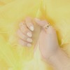 MN Creatures Nail 07 PIYO Pinkrame Shines Like Small Feathers,