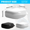 Pack of 2 Braces Box, Glitter Denture Box, Tooth Splint,
