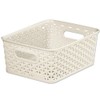 teprovo TE-Trend 4-Piece Braided Storage Box for Bathroom, Kitchen, Office