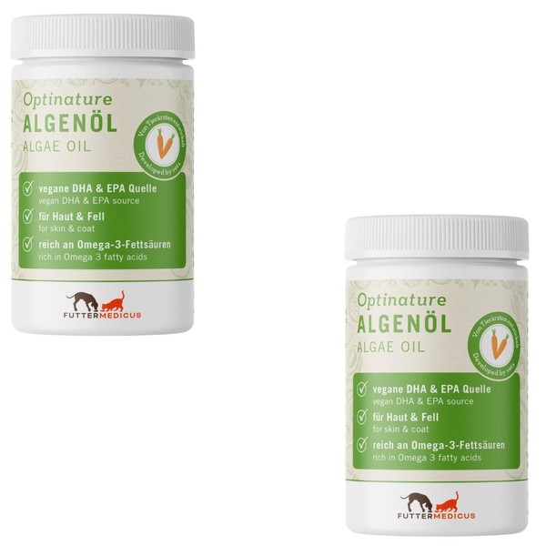 Futtermedicus Optinature Algae Oil Capsules | Double Pack | 2