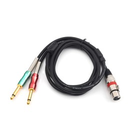 Siyear Unbalanced 3.5mm (1/8" Inch) Mini Jack TRS Male to XLR Male Smartphone to Stereo Mixer Board, Computer Microphone Line, Microphone Cable (10feet)
