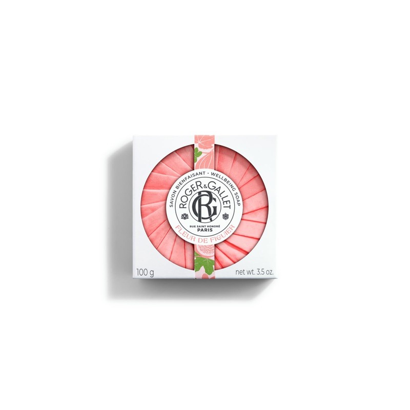ROGER & GALLET Savon Puff Fountain Fig, 3.5 oz (100