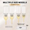 20 Pcs Latex Catheter with Adhesive Strips, External Self Sealing
