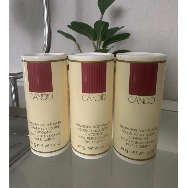 3 Polvo corporal brillante Candid Avon 40 g 1,4 oz.