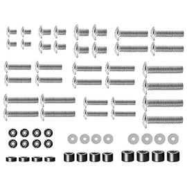 Mounting Dream TV Mounting Hardware TV Mount Screws Kit Comes with M4, M5, M6, M8 TV Mount Screws, Includes Spacers and Washers, Fits Any TVs Up to 82 Inch, Works with Any TV Wall Mount MD5754