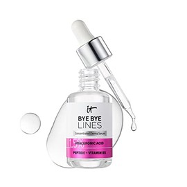 It Cosmetics Bye bye lines, Serum, Suero con Ácido Hialurónico, Reafirma Visiblemente la Piel y Suaviza las Líneas en 2 Semanas, Con Péptido + Vitamin