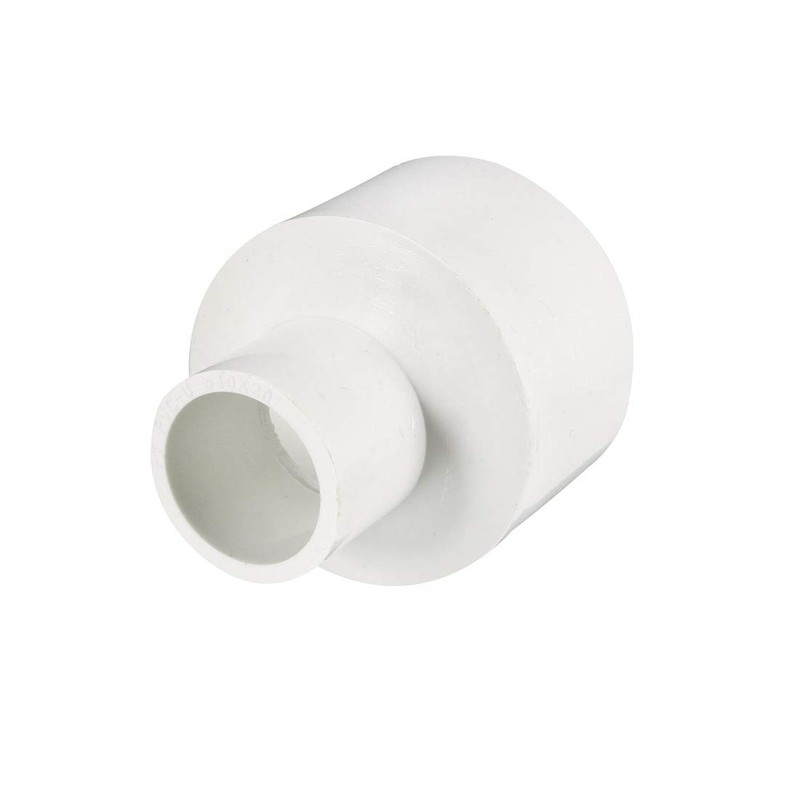 sourcing map 40mm x 20mm PVC Reducing Coupling Hub by