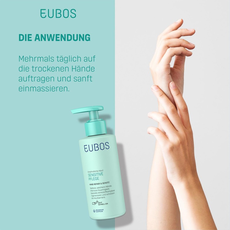 EUBOS Sensitive Care Hand Repair & Protection, 150 ml Cream