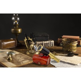 6" Solid Brass Quality Handcrafted Spyglass Telescope Set with Brown Carry Bag to Complete Your Collection