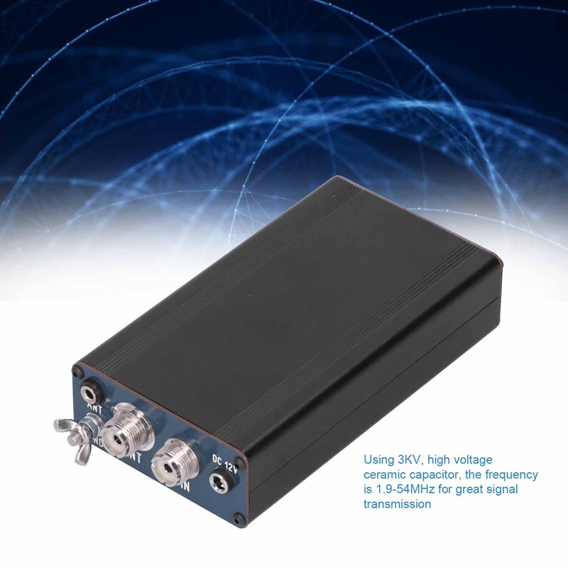 120W Shortwave Antenna Tuner Universal with 8pcs T68-2 Magnetic Ring