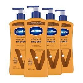 Vaseline Loción para manos y cuerpo Intensive Care Almond Smooth para una rica hidratación 20.3 Oz