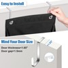 SLEEPING LAMB 2 Pack Narrow Over The Door Shoe Organizer