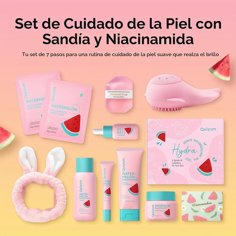 Quiyum Kit de Cuidado Facial de Sand?a para Chicas Adolescentes