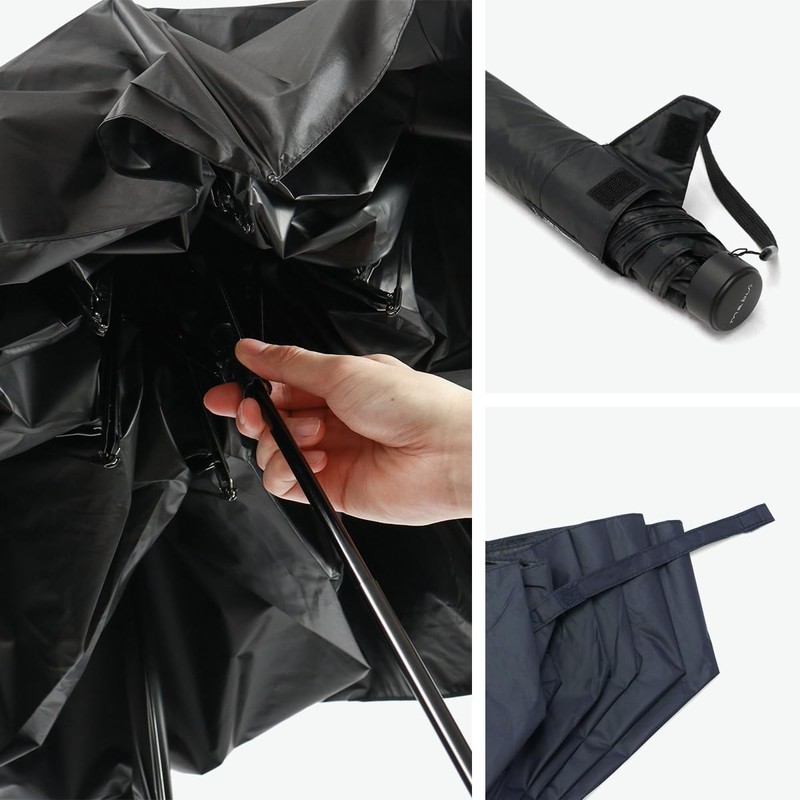 Mabu Folding Umbrella, Large Size, Diameter 45.3 inches (115 cm),