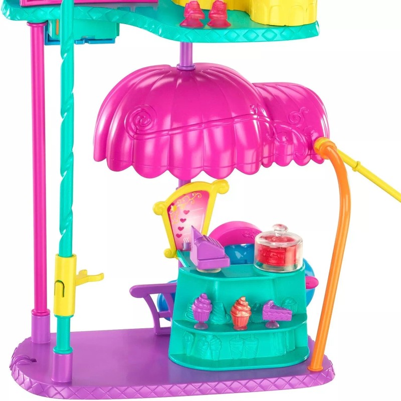 Mattel Polly Pocket Wall Party Cafe Playset - Safe Play