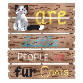 Janlynn Cats Are Pallet-ables Plastic Canvas Kit