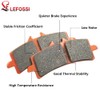 LE LEFOSSI Front Carbon Fiber Brake Pads Compatible with for