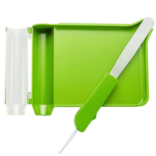 Right Hand Pill Counting Tray with Spatula (Light Green)