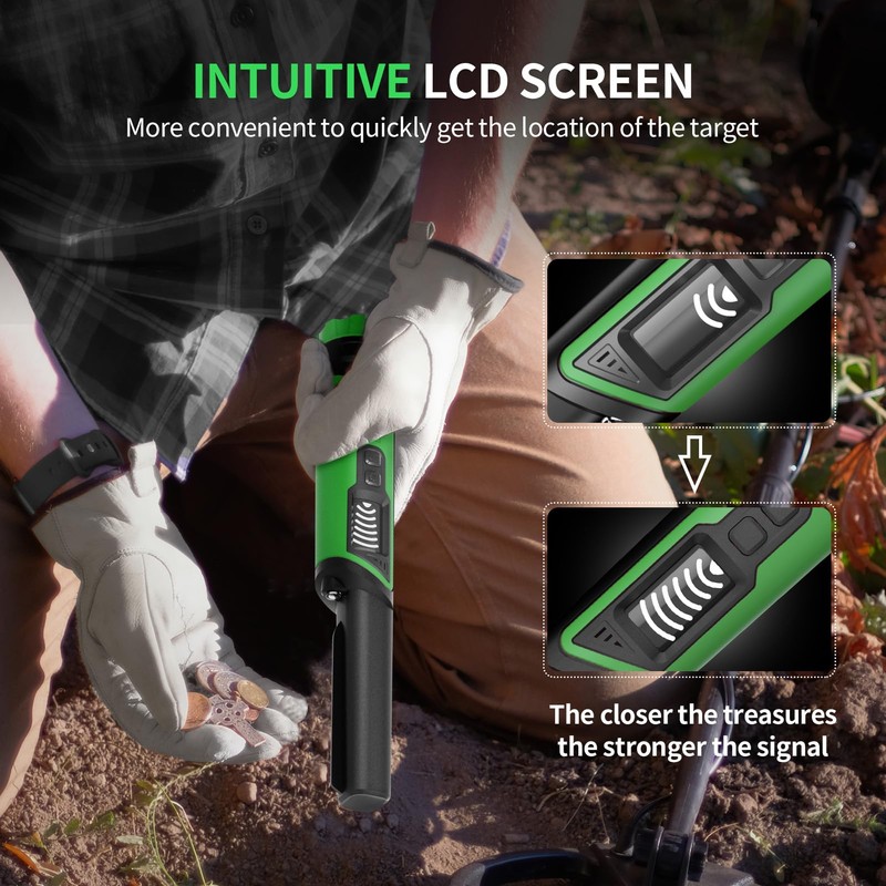 DR.ÖTEK Metal Detector Pinpointer, IP68 Fully Waterproof Handheld Pin Pointer