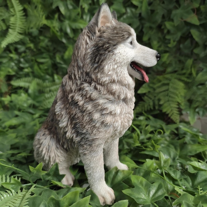 Vivid Arts - Malamute Husky - Indoor Outdoor Garden Ornament