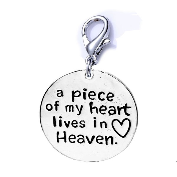 Memorial Charm – "A Piece of My Heart Lives in