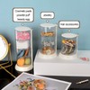 JessLab Stackable Storage, 4 Layers Acrylic Hair Accessory Organizers Containers