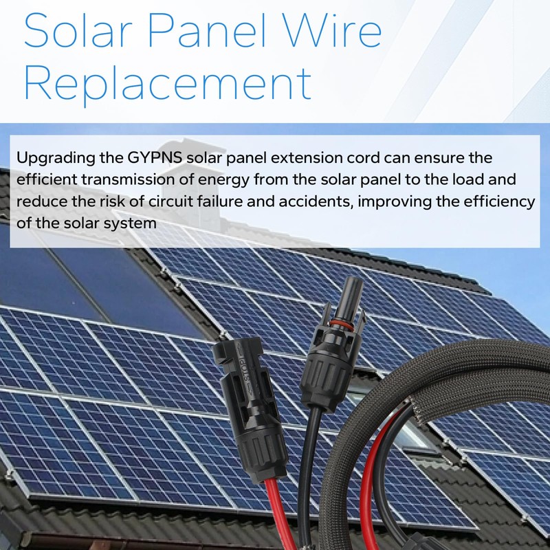 50FT Solar Wire for RV, Photovoltaic Systems 10AWG Solar Panel