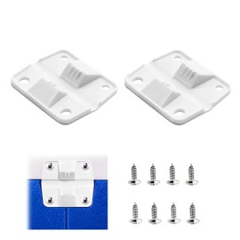 Coolers Replacement Hinges,Hinges kit for Colemans Coolers 5226, 5227B, 5278 ，5253 6262 6270and MoreCoolers Hinges with 8 Screws（2pcs）