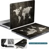 QCzyc Black Map Case Compatible with MacBook Air 13.6 inch